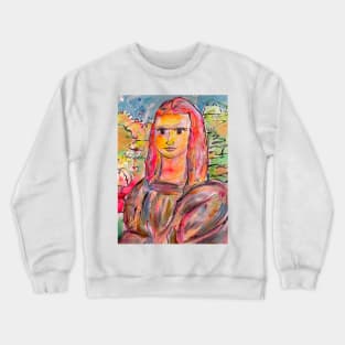 Mona with a pop Crewneck Sweatshirt